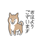 柴犬スタンプ（日常会話）（個別スタンプ：9）