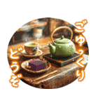 飛び出す♪抹茶の詰め合わせ（個別スタンプ：17）