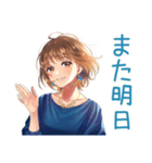 大人のお姉さん★グルチャ日常（個別スタンプ：18）
