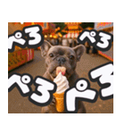 飛び出す★リアル犬にズームイン！（個別スタンプ：21）