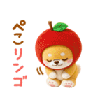 [3D]秋冬❤️いやしばいぬ❤️柴犬ハロウィン（個別スタンプ：16）