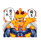 努力(エンデヴァー)と名乗る漢（個別スタンプ：1）
