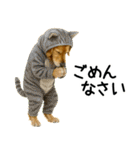 ゴールデンレトリバー★コスプレスタンプ♪（個別スタンプ：10）