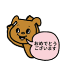 ♥仕事用にもわんこのくすみ色スタンプ（個別スタンプ：29）