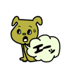 ♥仕事用にもわんこのくすみ色スタンプ（個別スタンプ：31）