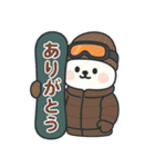 毎日クマさん：スノーボーダー編（個別スタンプ：13）