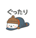 毎日クマさん：スノーボーダー編（個別スタンプ：17）