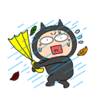 【秋】悪魔の黒ちゃん47（個別スタンプ：3）