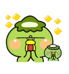 みんなやさしい♡かっぱさんの日常スタンプ（個別スタンプ：1）