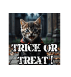 ハロウィンに使える仮装ねこスタンプ（個別スタンプ：6）