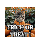 ハロウィンに使える仮装ねこスタンプ（個別スタンプ：7）