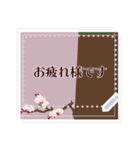 10月の誕生花＊メッセージスタンプ（個別スタンプ：3）