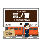 北松江線in島根の毎日使う電車（個別スタンプ：16）