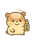 ハムハゲ（ハゲてるハムスター物語）（個別スタンプ：24）