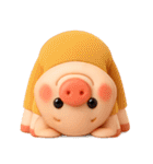 秋冬✨ずーっと使える✨かわいいぶたさん✨3D✨（個別スタンプ：26）