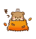 コツメカワウソ♡毎日つかえる秋（個別スタンプ：31）