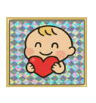 ピカピカ赤ちゃんのほっこり劇場@SFW（個別スタンプ：1）