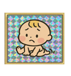 ピカピカ赤ちゃんのほっこり劇場@SFW（個別スタンプ：3）