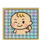 ピカピカ赤ちゃんのほっこり劇場@SFW（個別スタンプ：8）