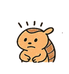 まるまりアルマジロのつぶやき@SFW（個別スタンプ：3）