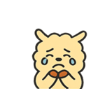 ふわもこアルパカの毎日スタンプ@SFW（個別スタンプ：1）