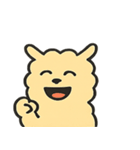 ふわもこアルパカの毎日スタンプ@SFW（個別スタンプ：4）