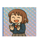 ホロキラ女子高生の日常@SFW（個別スタンプ：24）