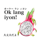 南国のドラゴンフルーツ【タガログ語】（個別スタンプ：11）