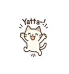 猫と気持ちを伝えようスタンプ（個別スタンプ：1）