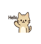 猫と気持ちを伝えようスタンプ（個別スタンプ：6）