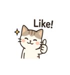 猫と気持ちを伝えようスタンプ（個別スタンプ：9）