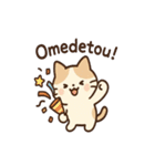 猫と気持ちを伝えようスタンプ（個別スタンプ：12）
