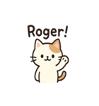 猫と気持ちを伝えようスタンプ（個別スタンプ：17）