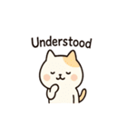猫と気持ちを伝えようスタンプ（個別スタンプ：27）