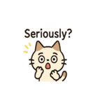 猫と気持ちを伝えようスタンプ（個別スタンプ：30）