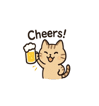 猫と気持ちを伝えようスタンプ（個別スタンプ：37）