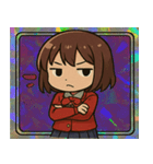 ピカピカ女子高生コレクション@SFW（個別スタンプ：5）