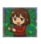 ピカピカ女子高生コレクション@SFW（個別スタンプ：6）