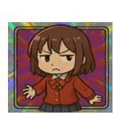 ピカピカ女子高生コレクション@SFW（個別スタンプ：9）