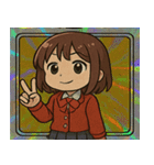 ピカピカ女子高生コレクション@SFW（個別スタンプ：16）