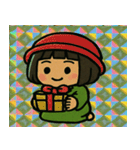 ざしきぴかほっこり福来団@SFW（個別スタンプ：8）