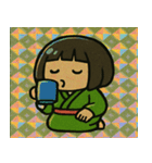 ざしきぴかほっこり福来団@SFW（個別スタンプ：10）