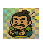 キラキラ侍のゆるっと出陣@SFW（個別スタンプ：1）