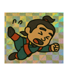 キラキラ侍のゆるっと出陣@SFW（個別スタンプ：15）