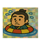 キラキラ侍のゆるっと出陣@SFW（個別スタンプ：17）