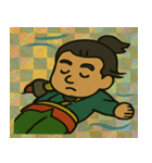 キラキラ侍のゆるっと出陣@SFW（個別スタンプ：18）