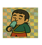 キラキラ侍のゆるっと出陣@SFW（個別スタンプ：21）