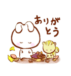 「うさ之介と」（個別スタンプ：7）