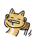 茶トラ猫の勉強するスタンプ6（個別スタンプ：17）