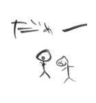 子供が書いた優しい文字とイラスト（個別スタンプ：3）